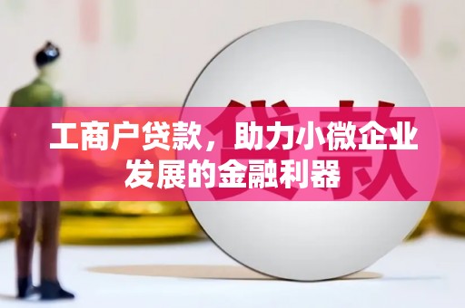 红原工商户贷款,助力小微企业发展的金融利器 红原工商户贷款,助力小微企业发展的金融利器