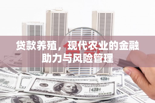红原贷款养殖，现代农业的金融助力与风险管理