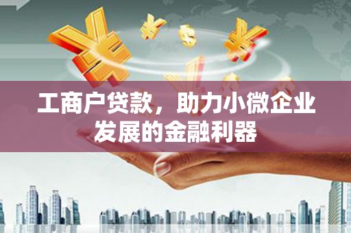 红原工商户贷款，助力小微企业发展的金融利器