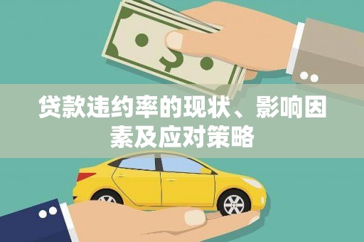 红原贷款违约率的现状、影响因素及应对策略