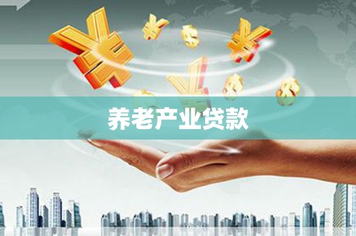 红原养老产业贷款