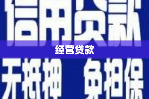 红原经营贷款