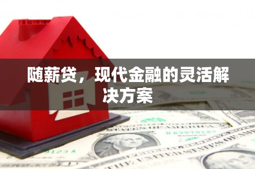 红原随薪贷，现代金融的灵活解决方案