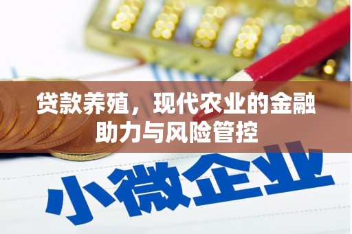 红原贷款养殖，现代农业的金融助力与风险管控