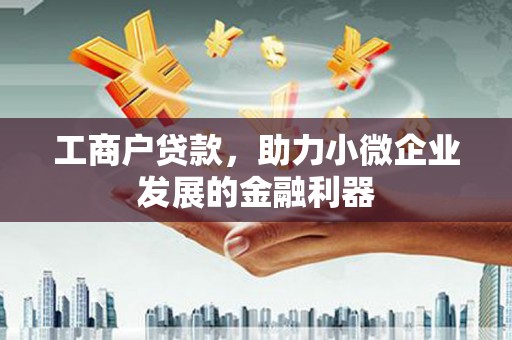 红原工商户贷款，助力小微企业发展的金融利器