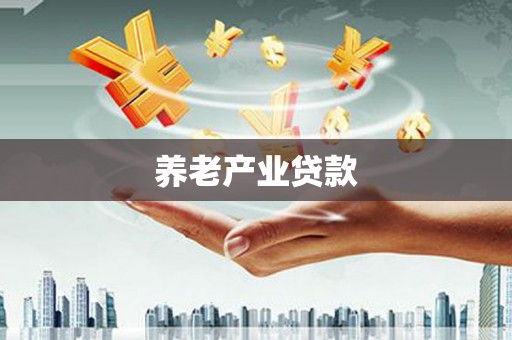 红原养老产业贷款