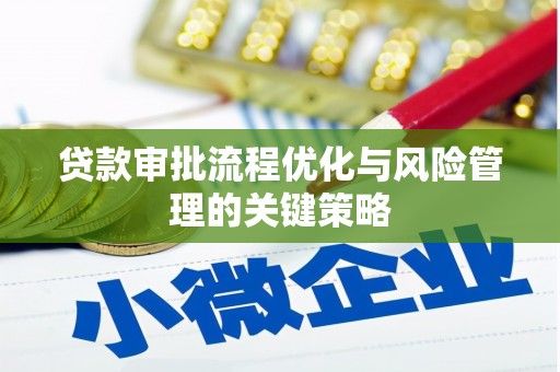 红原贷款审批流程优化与风险管理的关键策略