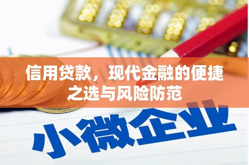 红原信用贷款，现代金融的便捷之选与风险防范