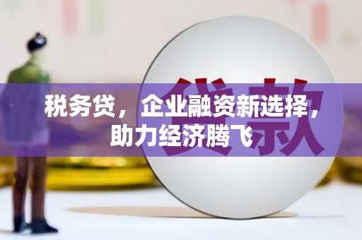 红原税务贷，企业融资新选择，助力经济腾飞
