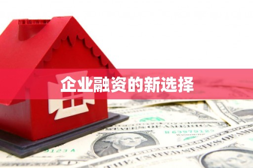 红原企业融资的新选择