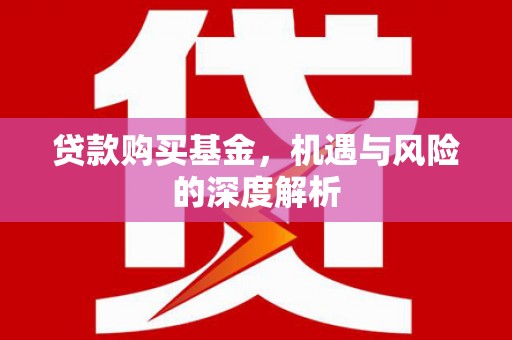 红原贷款购买基金，机遇与风险的深度解析