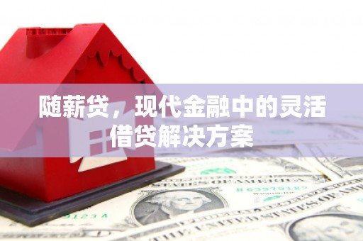 红原随薪贷，现代金融中的灵活借贷解决方案