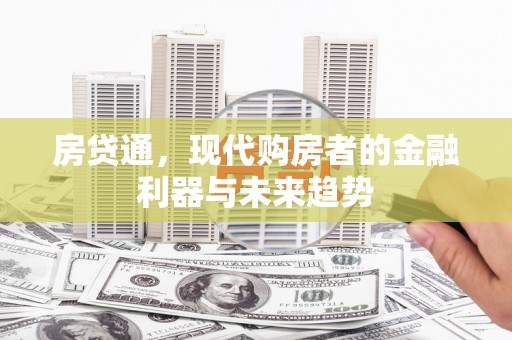 红原房贷通，现代购房者的金融利器与未来趋势