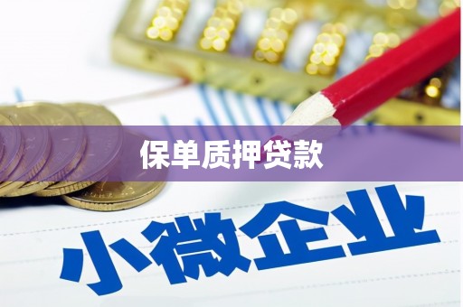 红原保单质押贷款