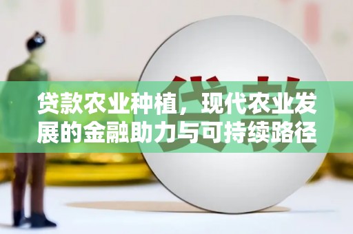 红原贷款农业种植，现代农业发展的金融助力与可持续路径
