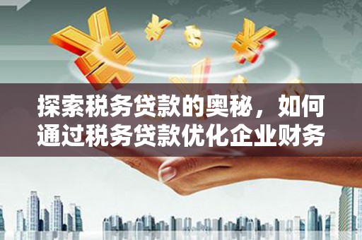 红原探索税务贷款的奥秘，如何通过税务贷款优化企业财务