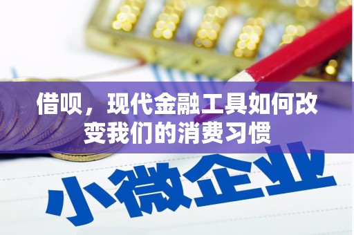 红原借呗，现代金融工具如何改变我们的消费习惯