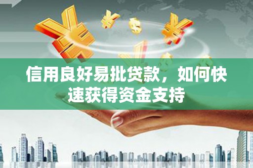 红原信用良好易批贷款，如何快速获得资金支持