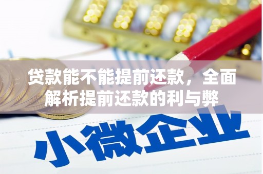 红原贷款能不能提前还款，全面解析提前还款的利与弊