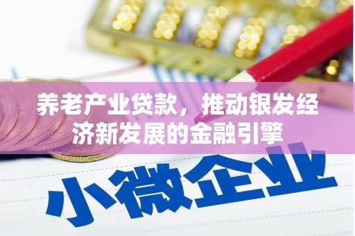 红原养老产业贷款，推动银发经济新发展的金融引擎