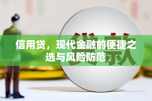 红原信用贷，现代金融的便捷之选与风险防范