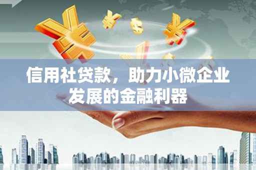 红原信用社贷款，助力小微企业发展的金融利器