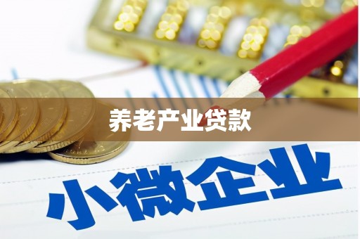 红原养老产业贷款