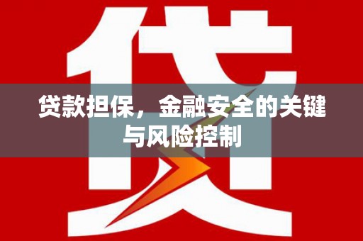 红原贷款担保，金融安全的关键与风险控制