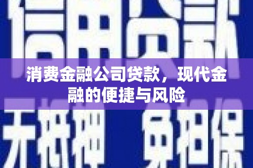 红原消费金融公司贷款，现代金融的便捷与风险