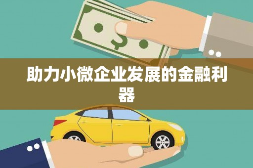 红原助力小微企业发展的金融利器