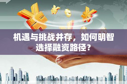 红原机遇与挑战并存，如何明智选择融资路径？