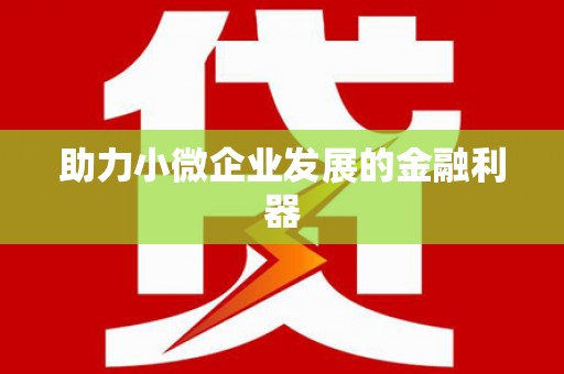红原助力小微企业发展的金融利器