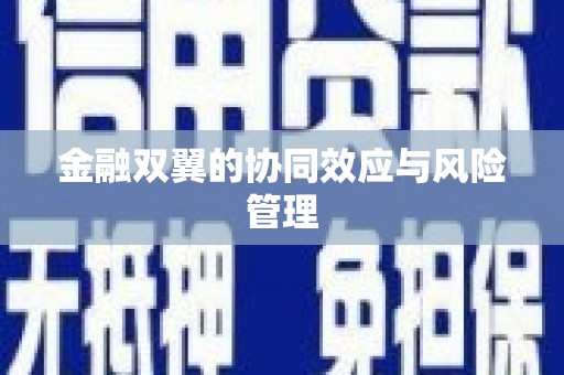 红原金融双翼的协同效应与风险管理