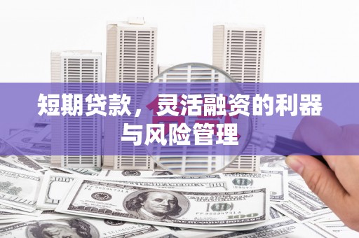 红原短期贷款，灵活融资的利器与风险管理